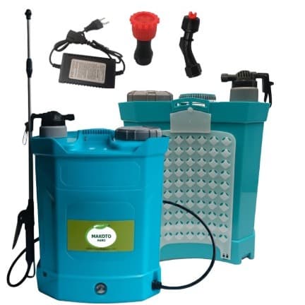 Pulverizador Costal Bateria Recarregável 20L 2 Em 1 Bomba Manual Para Agricultura