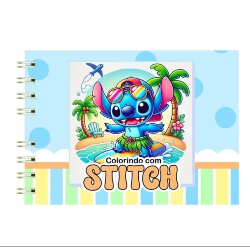 Livro de Colorir Stitch –  | 47 Desenhos para Pintar 🎨