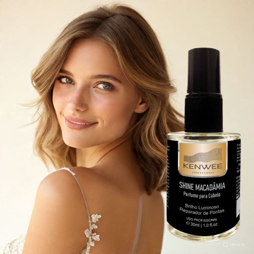 Reparador de Pontas Shine Macadâmia Perfume 30 ML Kenwee (c/ Desconto no Atacado)