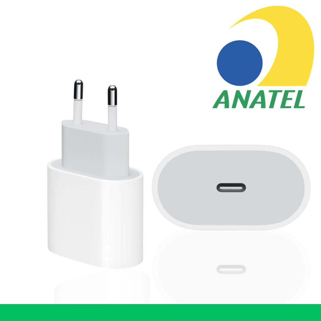 Caixinha Fonte Carregador iPhone Original 20W Turbo iPhone 8 X Xr Xs 11 12 13 14  15  16 17 Pro pró max Usb C Lacrado 32