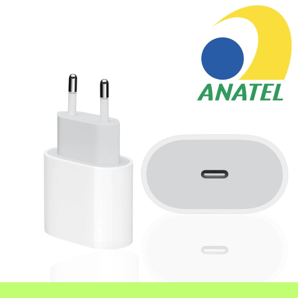 Caixinha Fonte Carregador iPhone Original 20W Turbo iPhone 8 X Xr Xs 11 12 13 14  15  16 17 Pro pró max Usb C Lacrado 36
