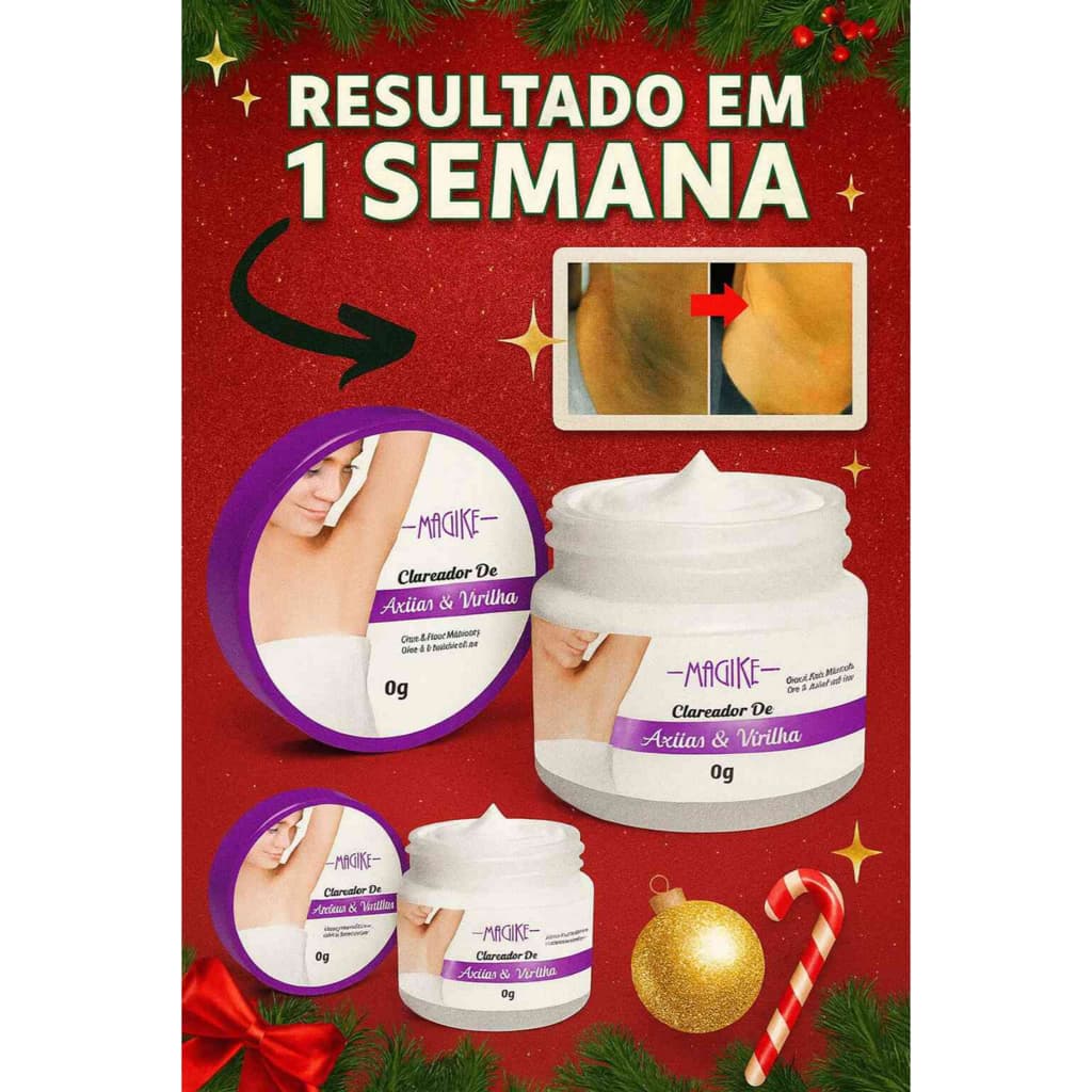 Clareadora Axilas e Virilha 100g Magike
