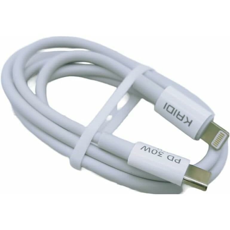 Cabo de Carregamento Turbo Kaidi KD-26 Tipo C para Lightning - PD 30W