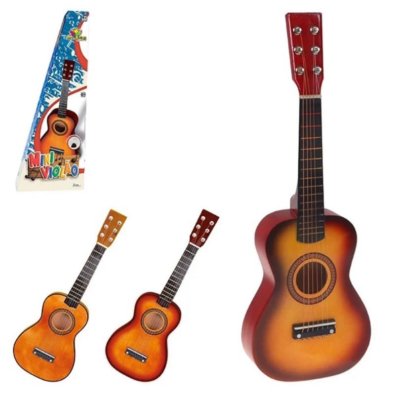 Violão Musical Para Iniciantes Acústico Queen's Bege - 58CM