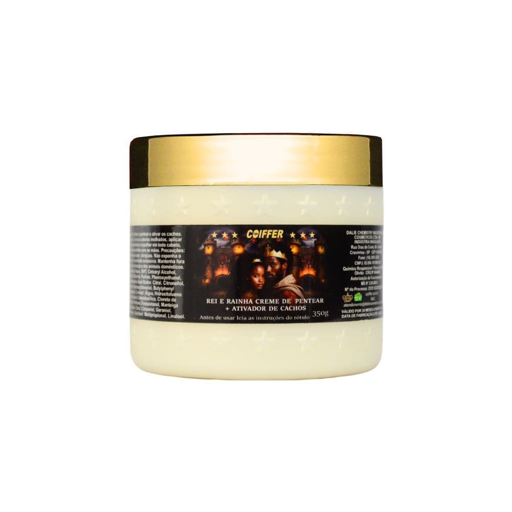 Creme de Pentear Ativador de Cachos Rei Rainha Coiffer 350g