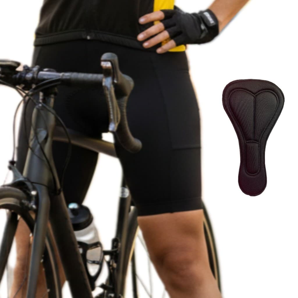 Bermuda de Ciclismo Masculina Bike com Forro e Bolso Lateral MTB | Proteção UV | DA Modas