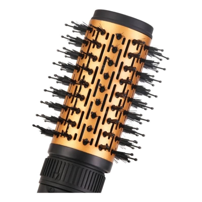 Escova Rotativa Britânia Ber20pd 3 Temperaturas Cor Preto e Dourado Bivolt