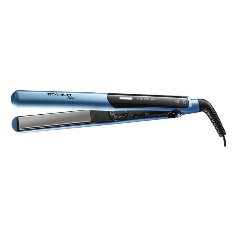 Prancha Britânia Titanium Blue Bivolt