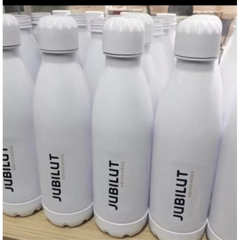 60 Garrafa Plástica 680ml - Personalizada (tampa Rosqueavel)