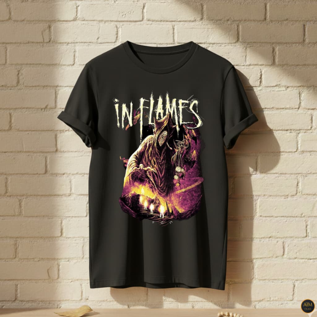 Camiseta Banda In Flames Blusa T-shirt 100% Algodão Premium 30.1 Envio ImediatoLinda Camiseta   ## DESEJA UMA COR ESPECI