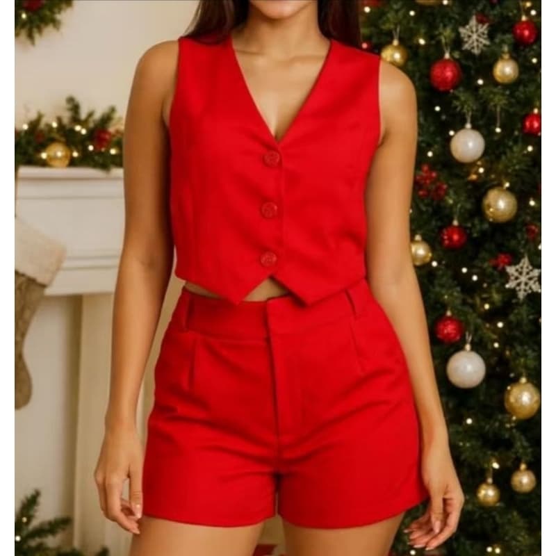 ✨ Colete Social curto Feminino Alfaiataria | Look Moderno e Versátil p/m/g/gg/g1/g2