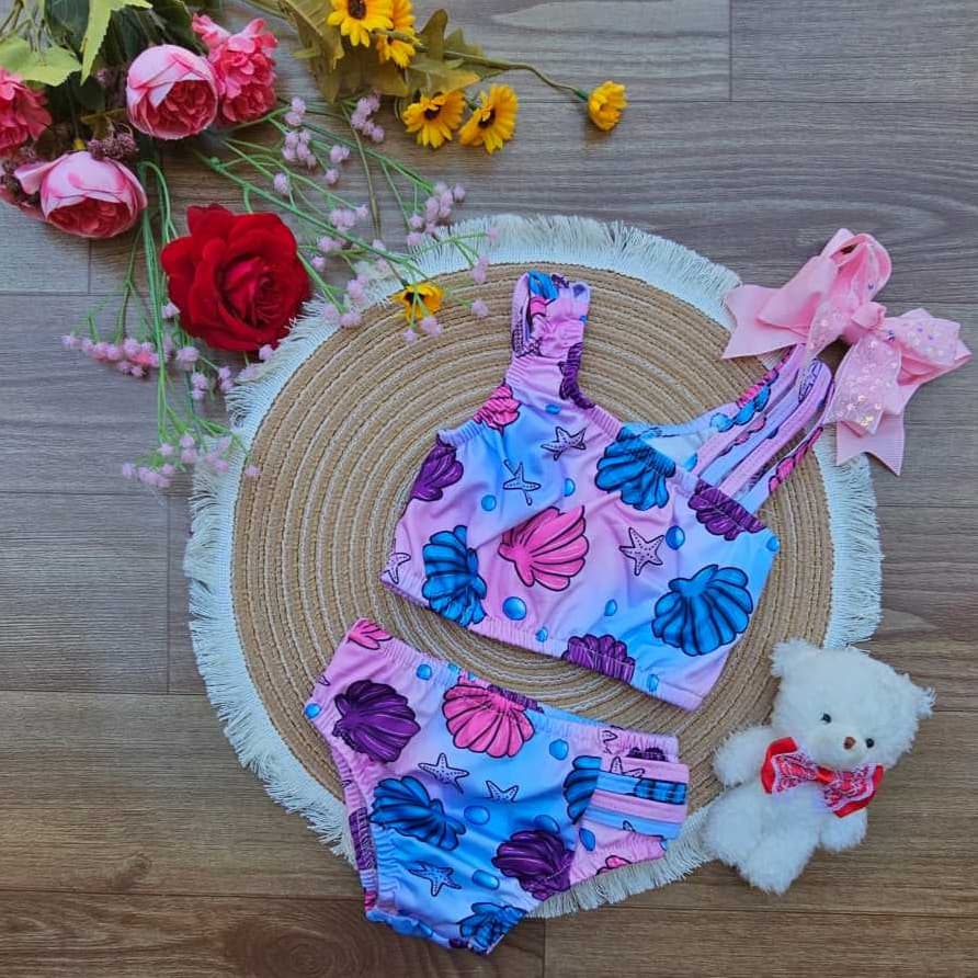 Conjunto Biquini Infantil Concha- Juvenil para o Verão - Style! - Moda Infantil - Moda Feminina