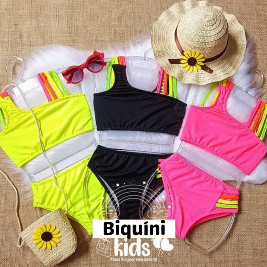 Conjunto Biquini Infantil - Juvenil para o Verão - Style! - Moda Infantil - Moda Feminina