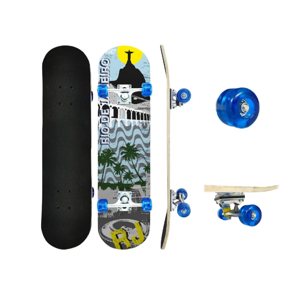 Skate Dm Radical Rio - Até 70kg - Montado