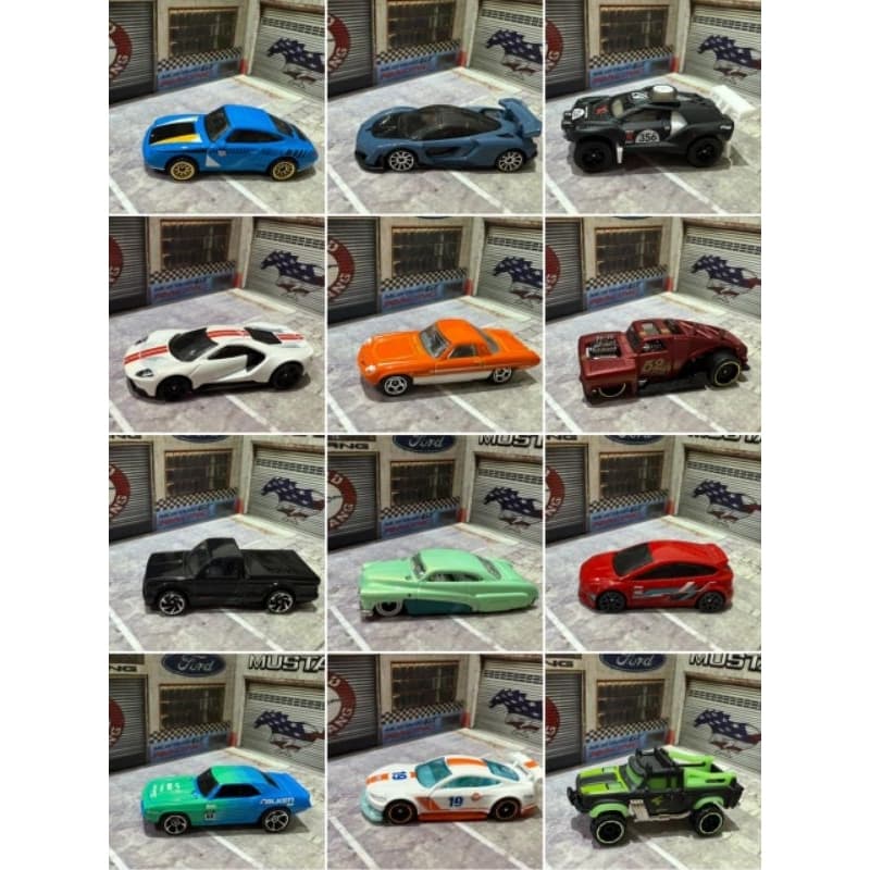 Carrinhos Hot Wheels Loose original diversos modelos Fusca Porsche Mustang Silverado - Escolha o seu!