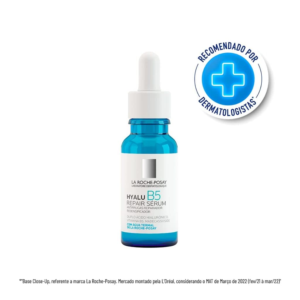 La Roche-Posay Hyalu B5 Repair Sérum 30ml Duplo Ácido Hialurônico + Vitamina B5 Reparação, Hidratação e Pele Mais Firme