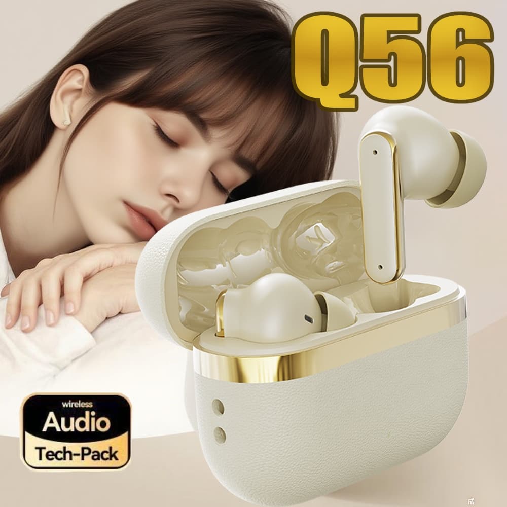 2025 TWS Fone de ouvido sem fio Bluetooth Q56 para jogos esportivos iOS/Android