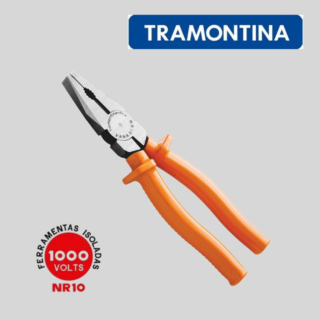 ALICATE UNIVERSAL ISOLADO 1000V 8" TRAMONTINA PRO