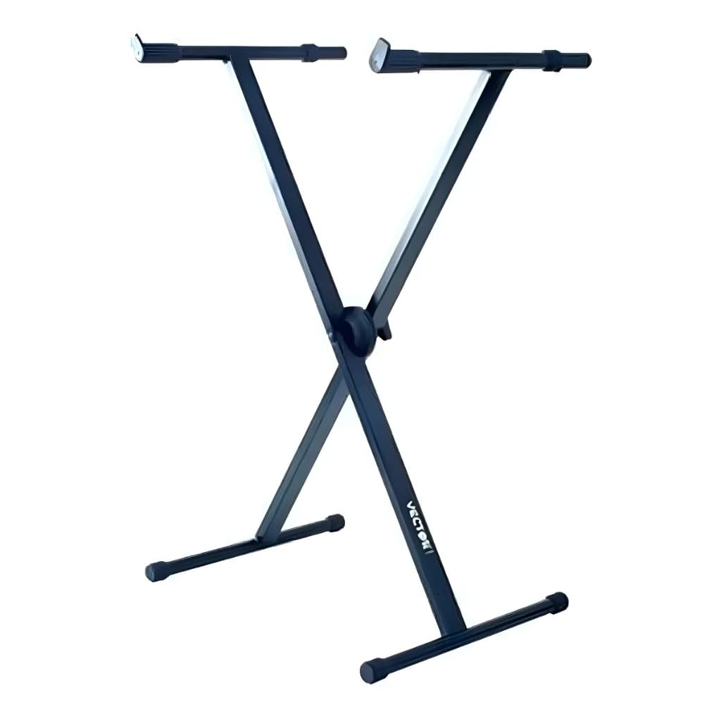 Suporte Para Teclado Profissional Vector SX-100 Sustentação Firme e Ajuste De Altura
