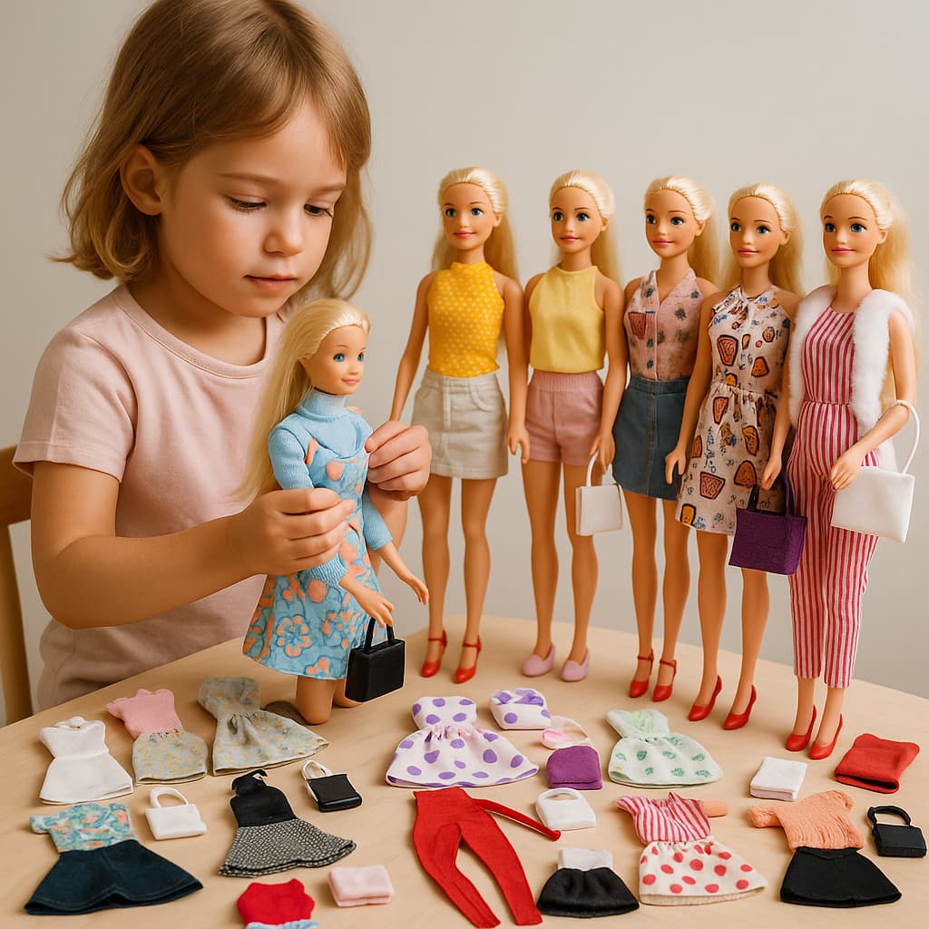 Kit 10 roupas roupinha para boneca 30cm ( 10 Un ) Conjuntinhos sortidos