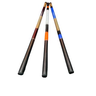 kit 3 varas Telescópicas Lisa 4 Metros 40% Carbono Tilápia Piau e Lambari