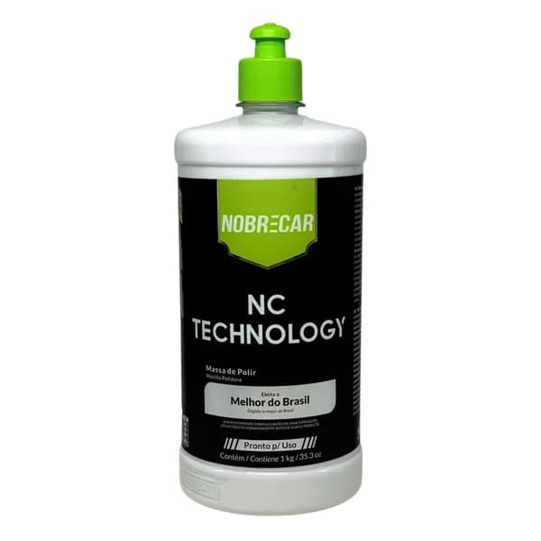 NC Technology 1kg - Melhor Massa de Polir do Brasil - NobreCar