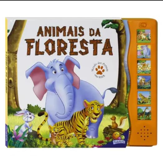 Livro - Mundo dos Animais com Sons: Animais da Floresta