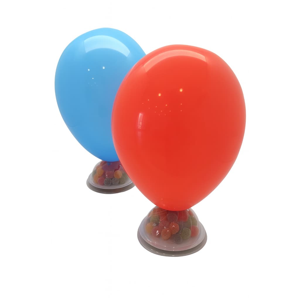Base Bolha 🎈 Suporte para Balões e Doces | Centro de Mesa | Pacote com 10 Unidades | Festa e Decoração