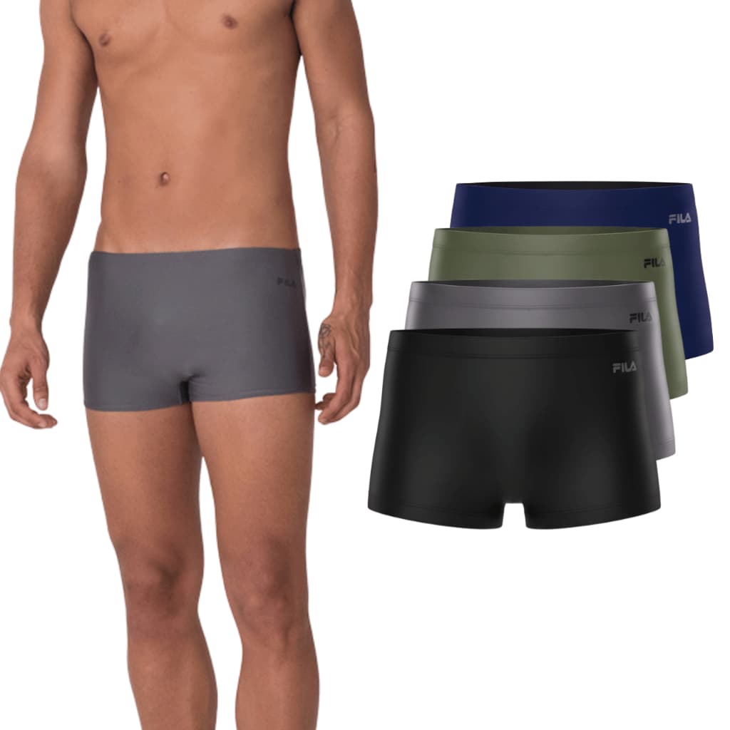 Sunga Fila Boxer II Masculina Praia Piscina Natação Conforto Ajuste Perfeito Original