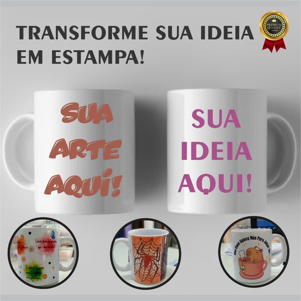 KIT Caneca Personalizada KIT 2 CANECAS