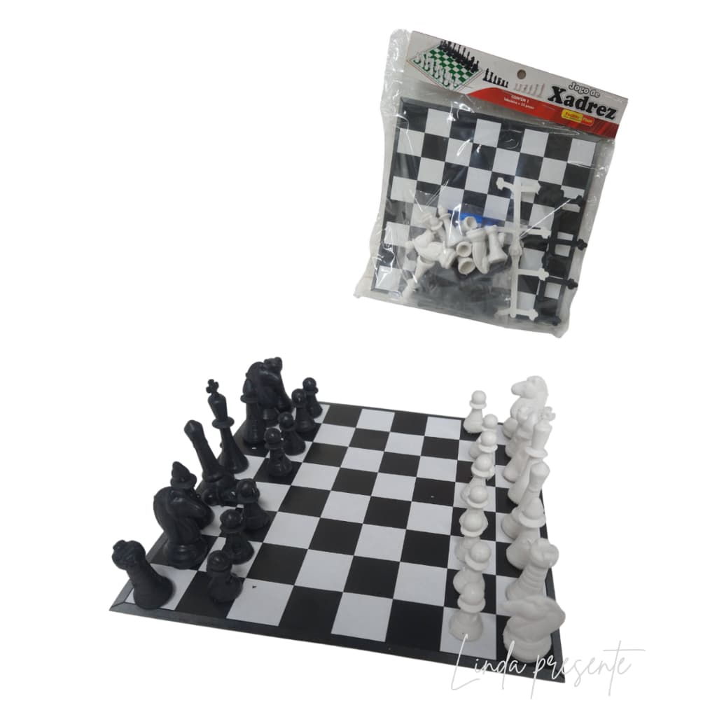 Jogo De Xadrez Simples Na solapa