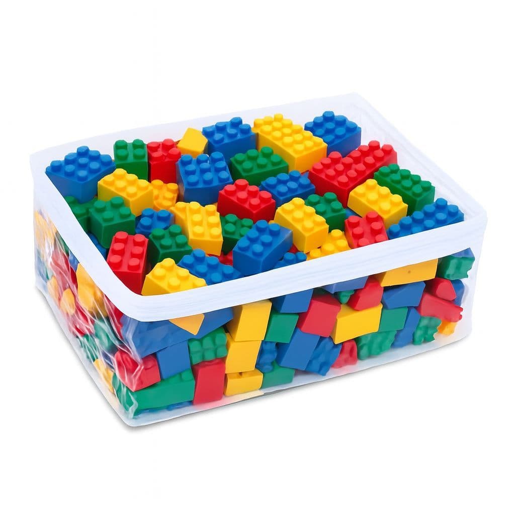 10 Saco Organizador De Brinquedos Guarda Roupas Multiuso Com Zíper