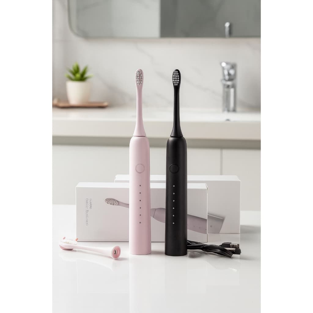 Escova dental elétrica com 4 REFIL