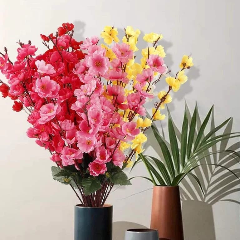 Galho de cerejeira Unidade -  Flores de Pessegueiro P/ Decoração Casamento, Arranjos, - FR801488 Avulso