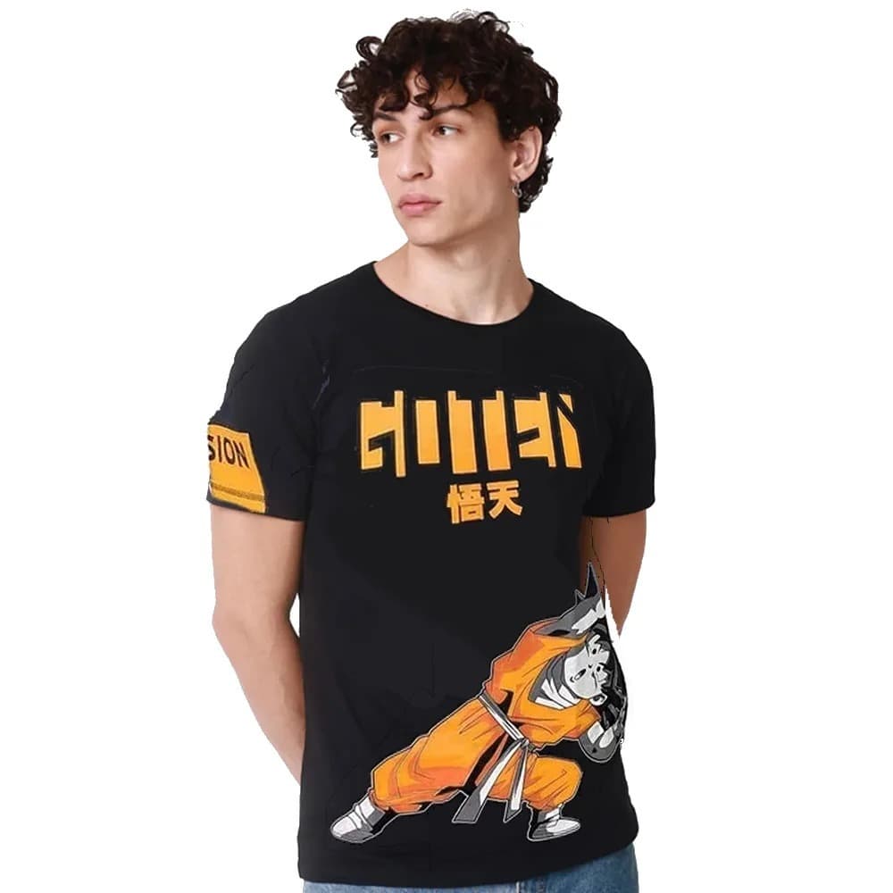 Camiseta Dupla Face Dragon Ball Z Gotenks - Piticas