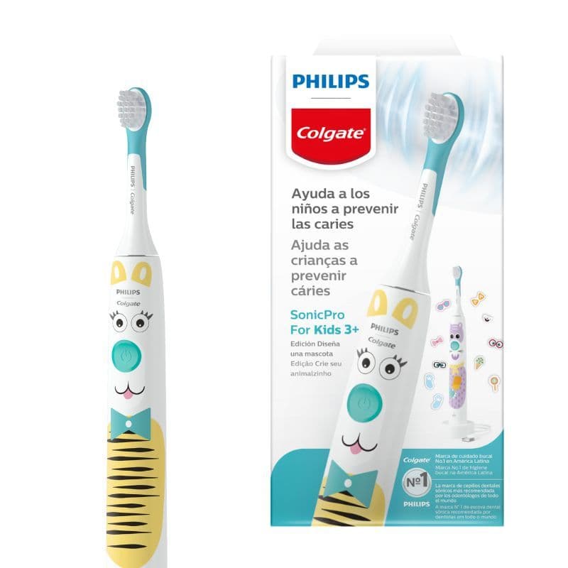 Escova de Dente Elétrica Series 10 Kids Infantil Colgate Bivolt