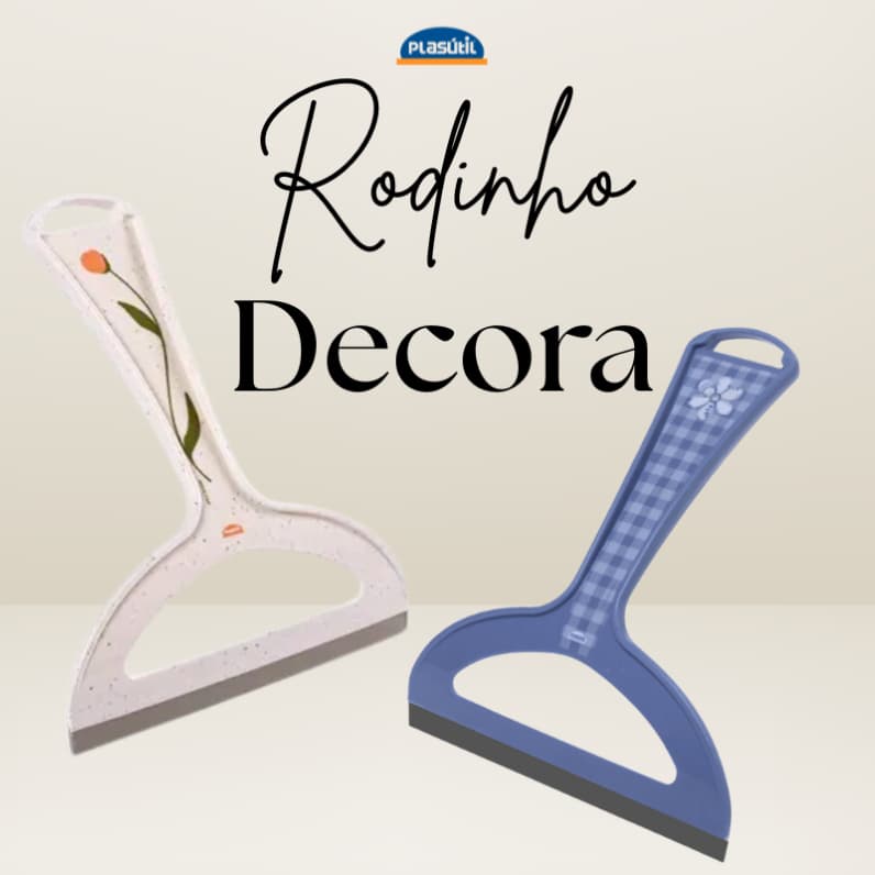 Rodinho - Rodo de Pia coleção Decora - Plasútil
