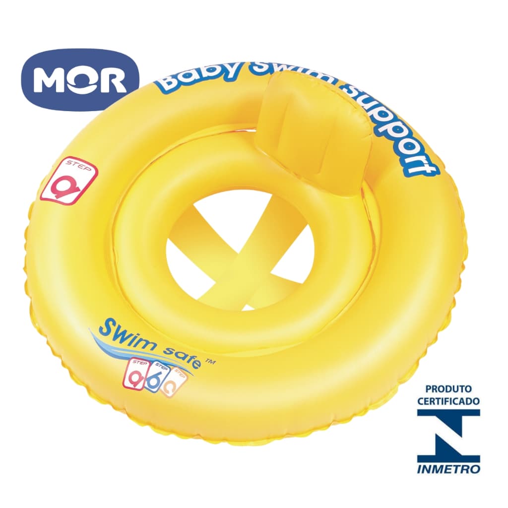 Boia para Bebe de Piscina Boia Infantil de Bebê Segura Mor