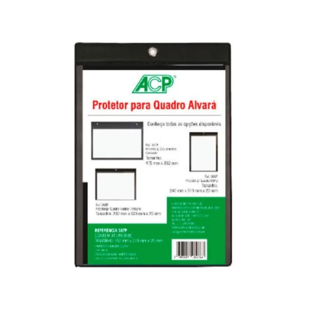 Kit 05 Porta Documento 165 mm x 215 mm Alvara PVC Vertical ACP
