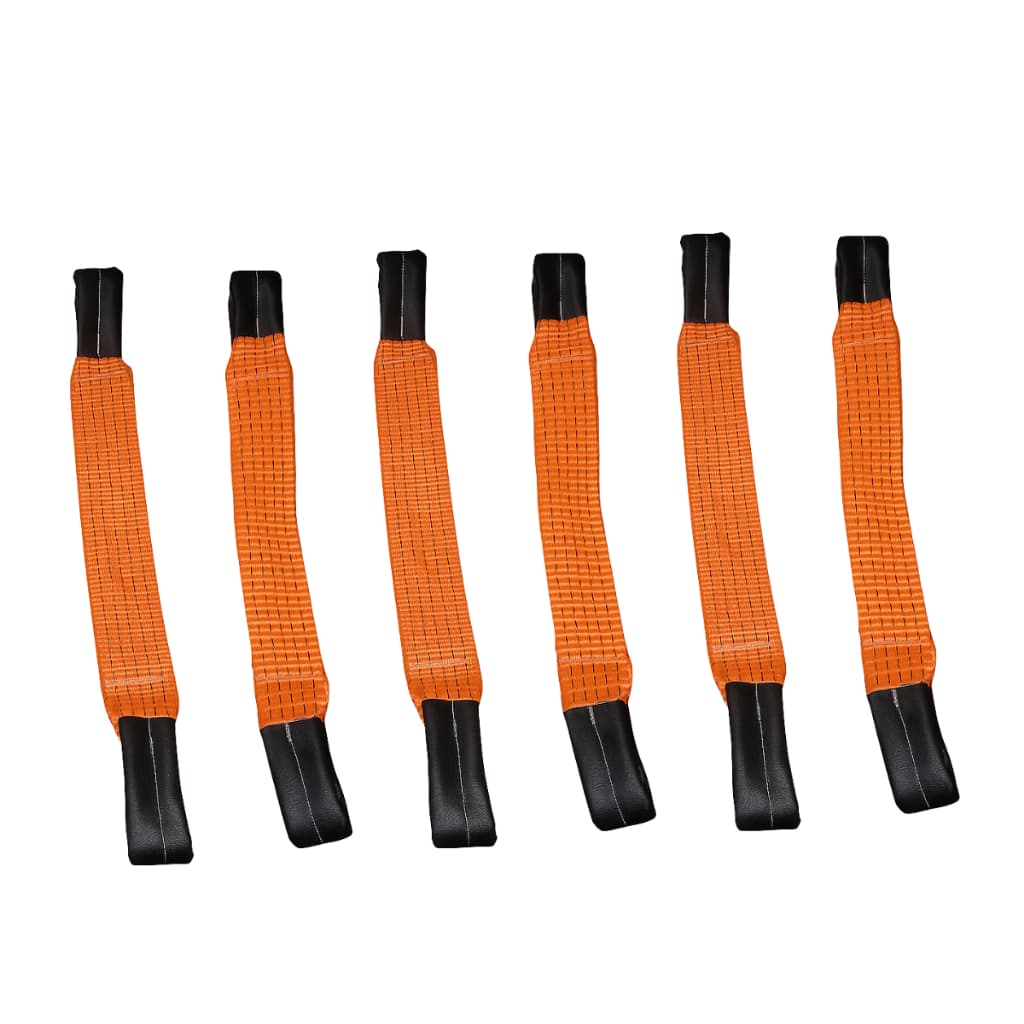 Kit C/6u Alça Cinta Do Guincho, Trava Pneu Pano 5ton 45cm