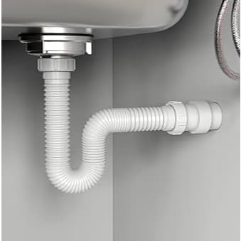 SIFÃO SANFONADO UNIVERSAL / COZINHA / BANHEIRO / FLEXÍVEL / SIFÃO CROMADO / SIFÃO BRANCO / SIFÃO PRETO / TUBO / CANO