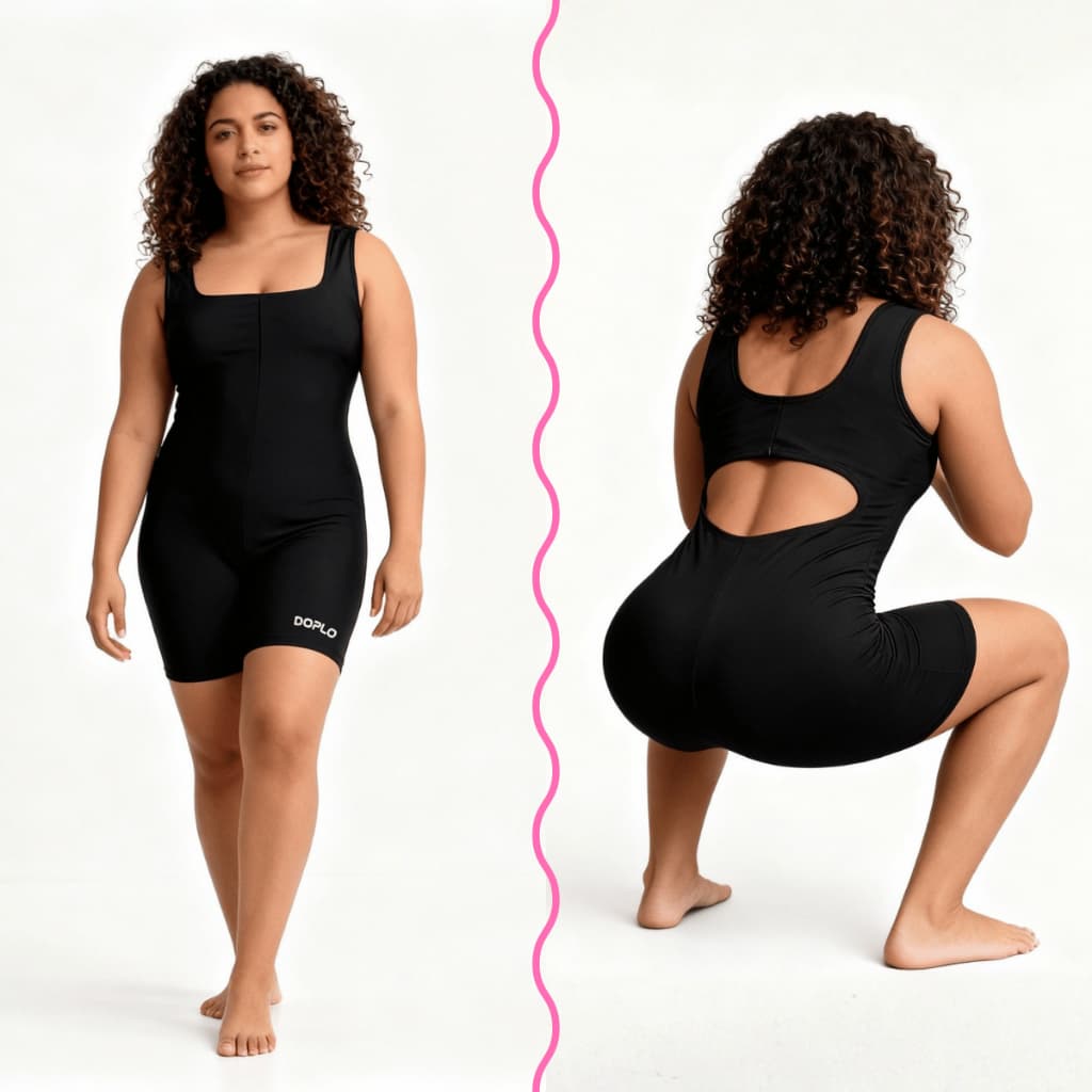 Macaquinho Slim Academia Feminino Coladinho Moda Fitness Para Treino
