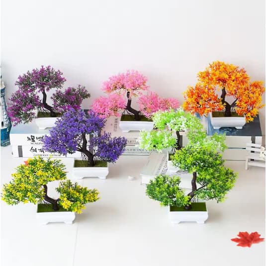 Árvore Bonsai Artificial Realista - Decoração Zen Para Casa, Mesa e escritório 20cm Planta Decorativa