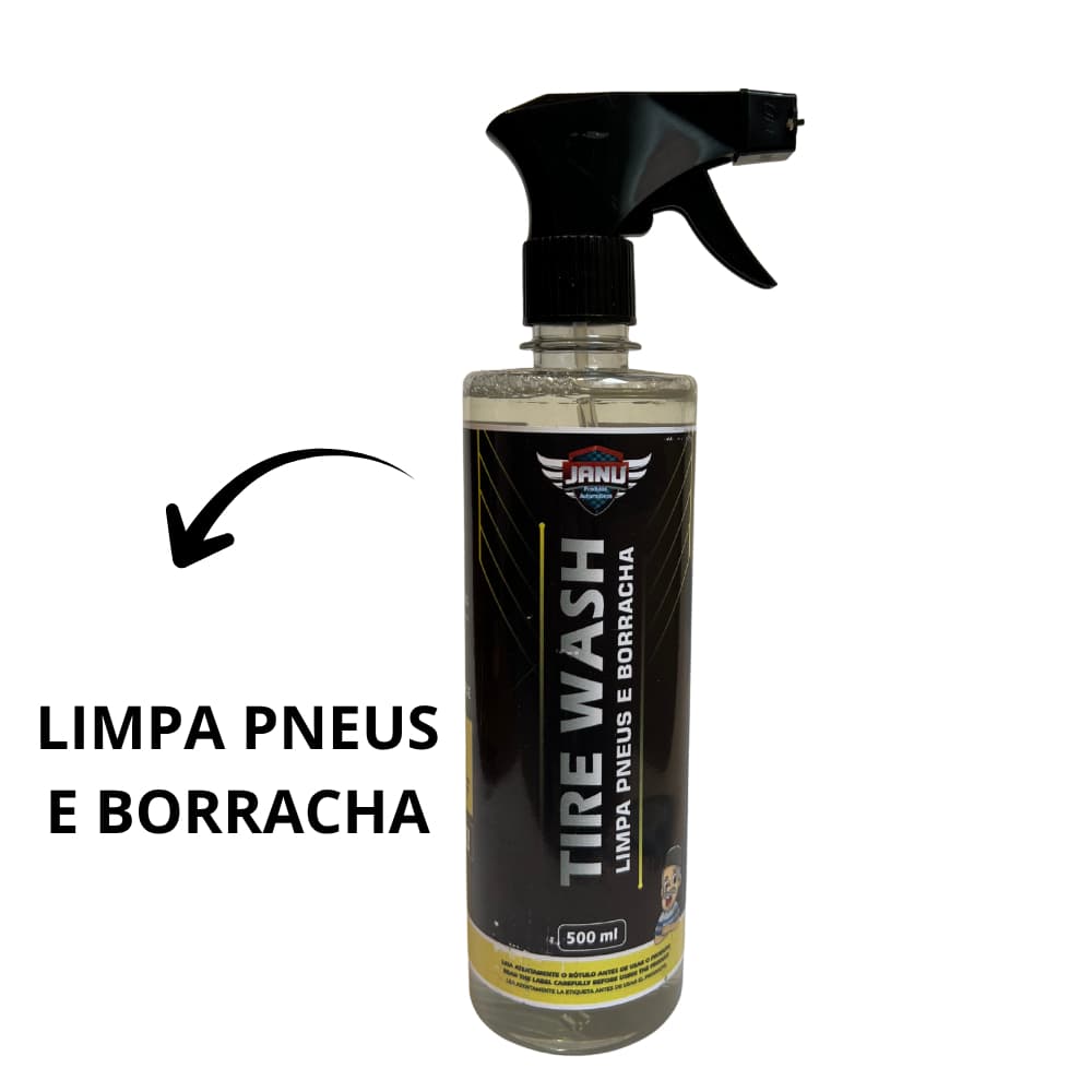Limpa pneus e borracha - 500ml - janu black