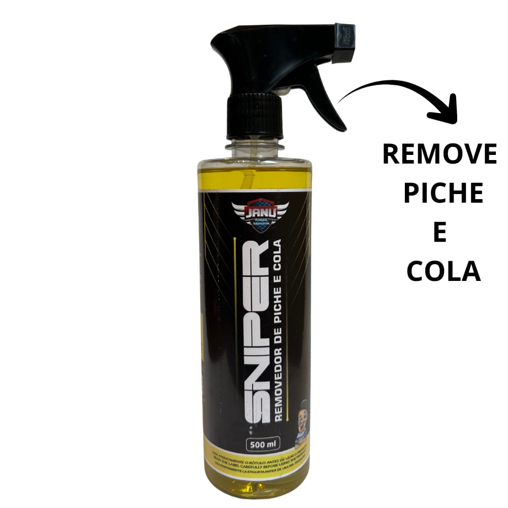 Removedor de piche e cola - 500ml - Janu black
