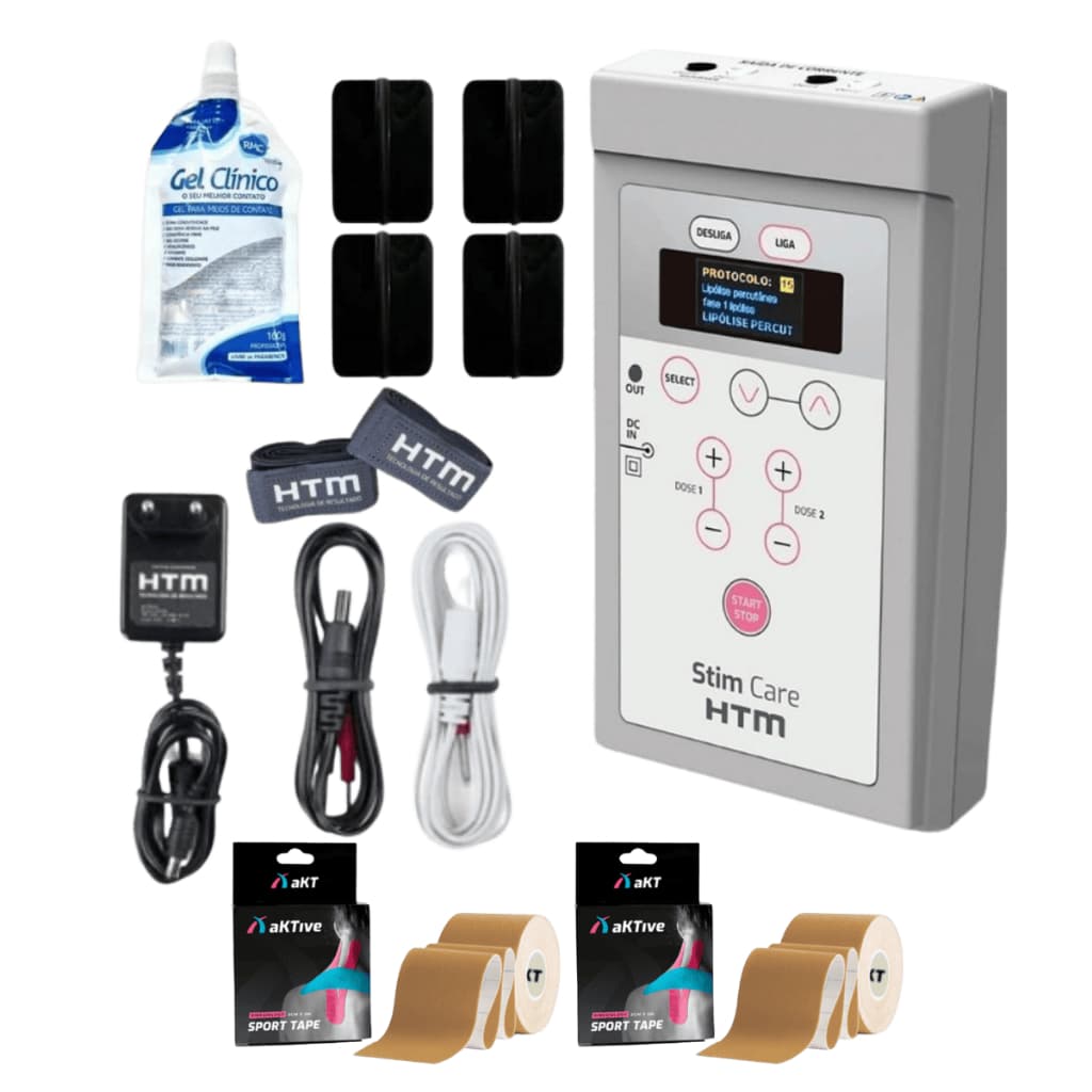 Aparelho Portátil Stim Care Correntes Tens, Fes E Russa Htm + Brindes