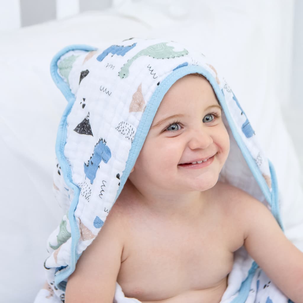 Toalha De Banho para bebê Papi Soft Grande Com Capuz Estampada 80Cm X 80Cm Contem 01 Un