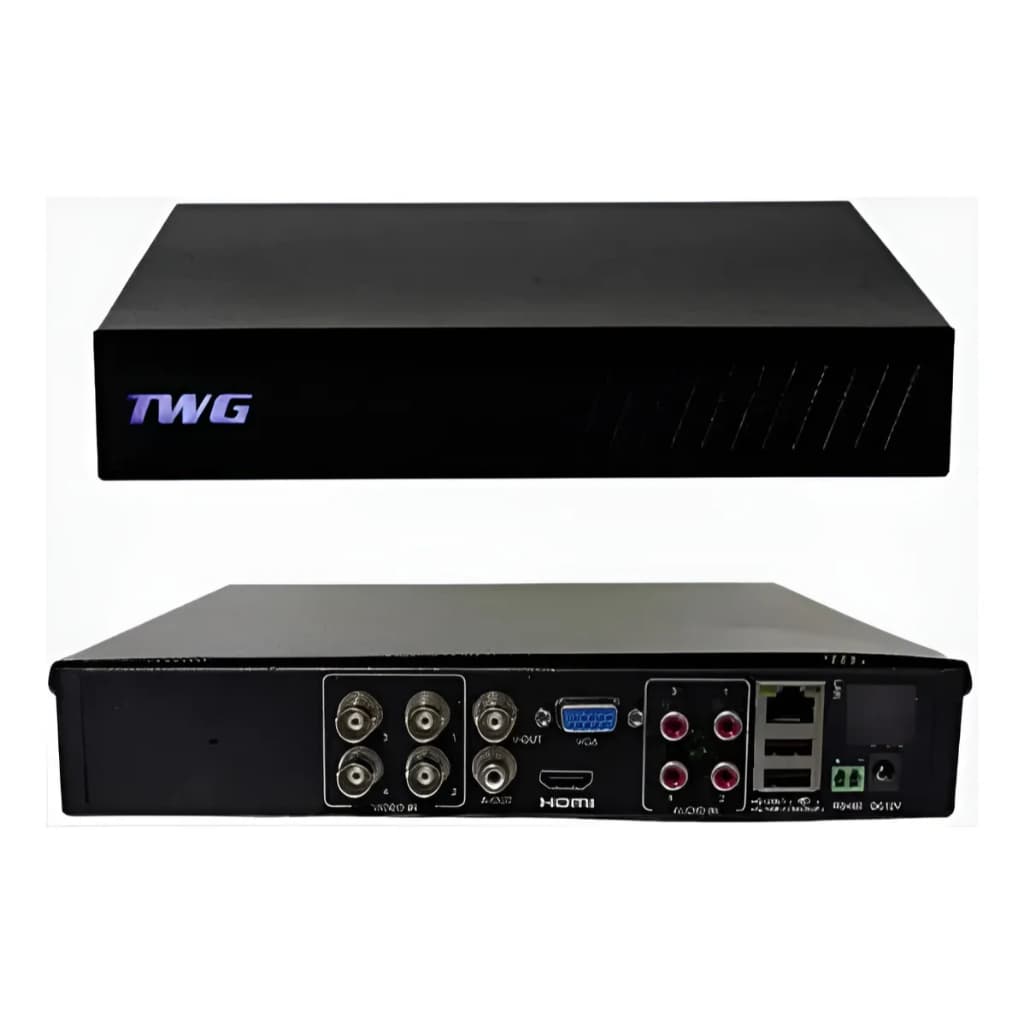 Gravador DVR 8 Canais TWG 5208 FD 6 x1 Detecção Inteligente e Alta Denifição