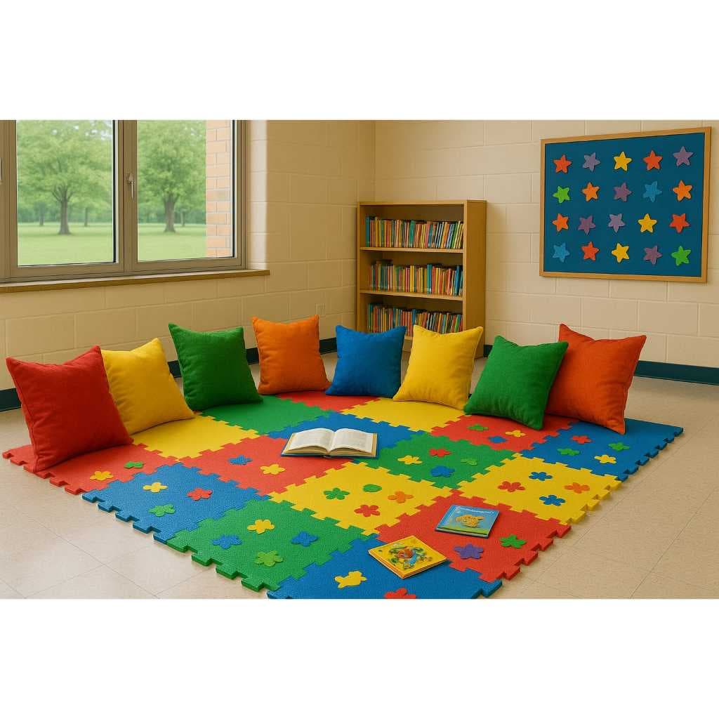 6 Capas De Almofadas 45x45 Decorativa Cantinho Da Leitura
