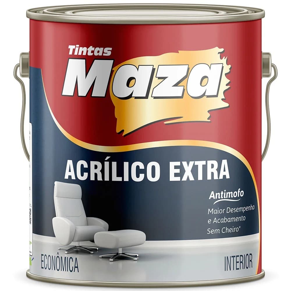 Tinta Acrílica Extra Fosco Maza 3.6L - Cores